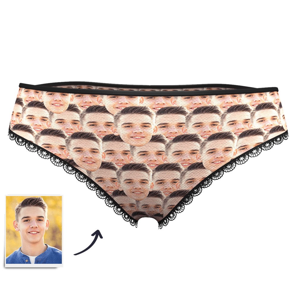Custom Face Womens Panties Man Face - MadeMineAU