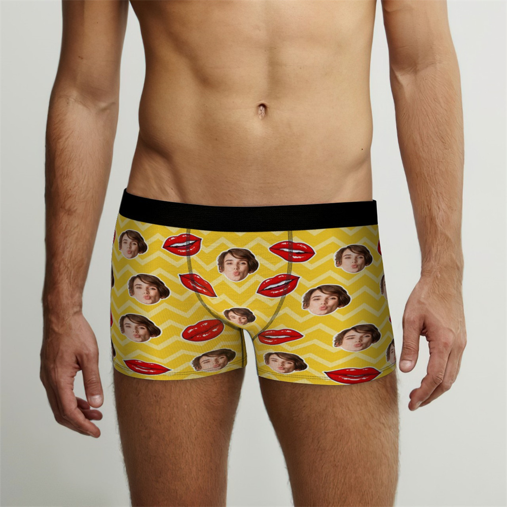 Custom Photo Underwear for Valentines Day Personalized Photo Underwear A Sexy Personal Gift - MademineAU