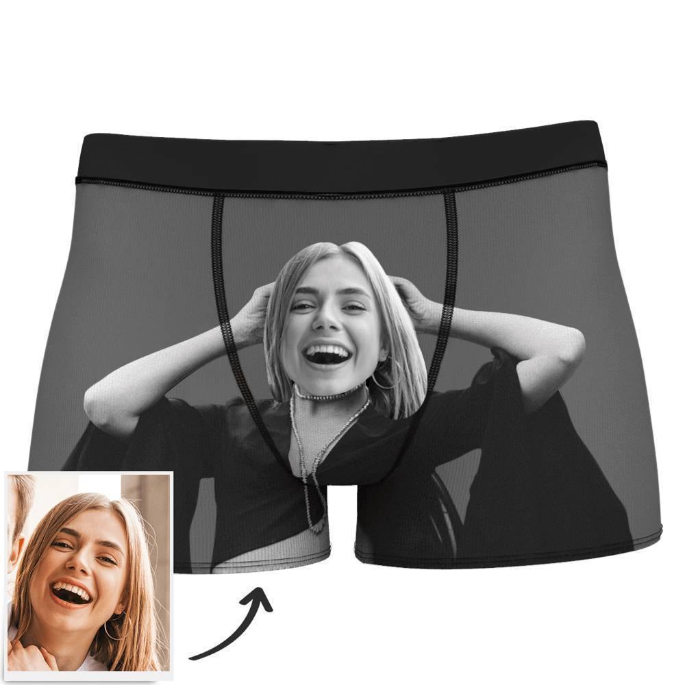 Custom Muscle Girlfriend Face Boxer Briefs - MadeMineAU