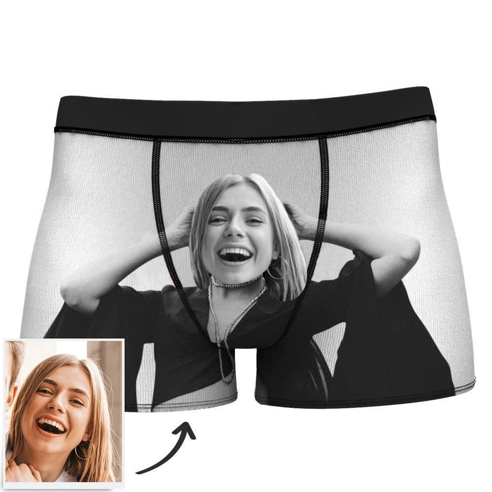 Custom Muscle Girlfriend Face Boxer Briefs - MadeMineAU