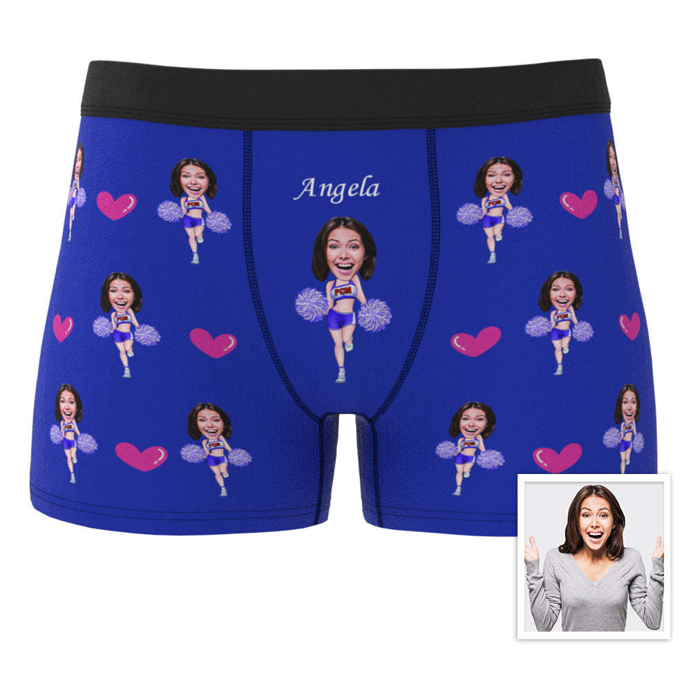 Custom Boxer Briefs Custom Boxer Customized Cheerleading Boxer Custom Face Boxer Personalized MiniMe Boxer - MadeMineAU