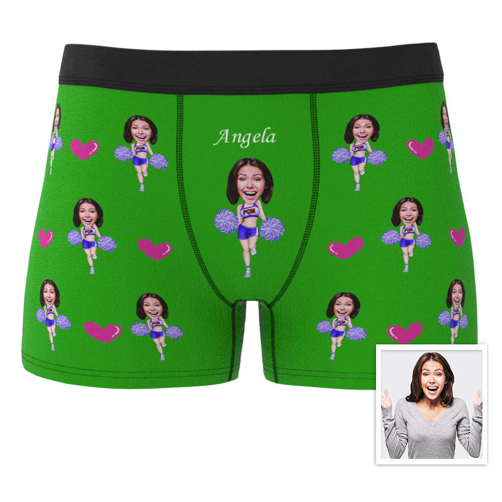 Custom Boxer Briefs Custom Boxer Customized Cheerleading Boxer Custom Face Boxer Personalized MiniMe Boxer - MadeMineAU