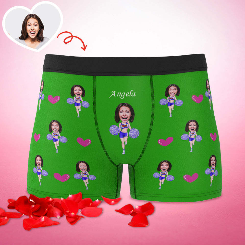 Custom Boxer Briefs Custom Boxer Customized Cheerleading Boxer Custom Face Boxer Personalized MiniMe Boxer - MadeMineAU