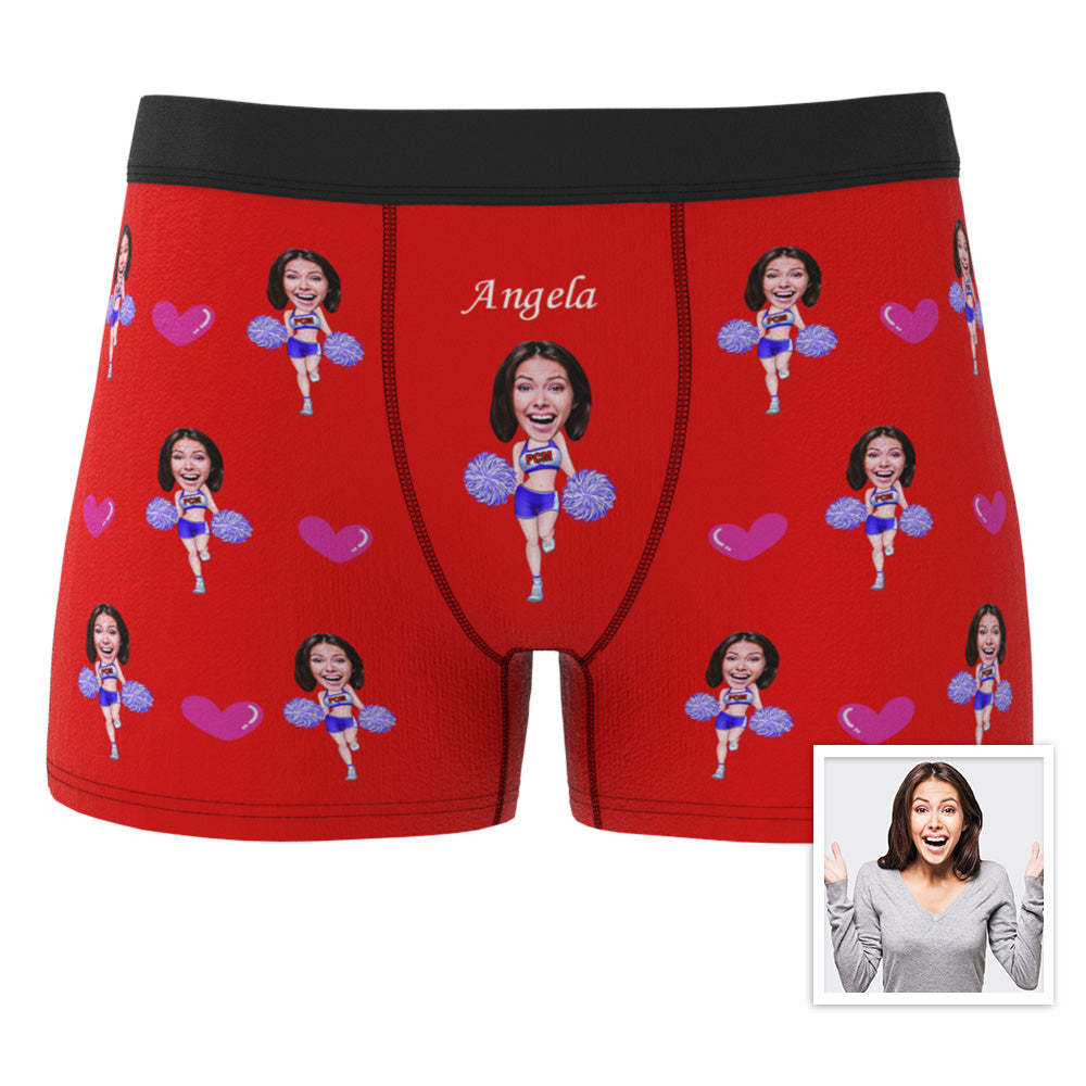 Custom Boxer Briefs Custom Boxer Customized Cheerleading Boxer Custom Face Boxer Personalized MiniMe Boxer - MadeMineAU