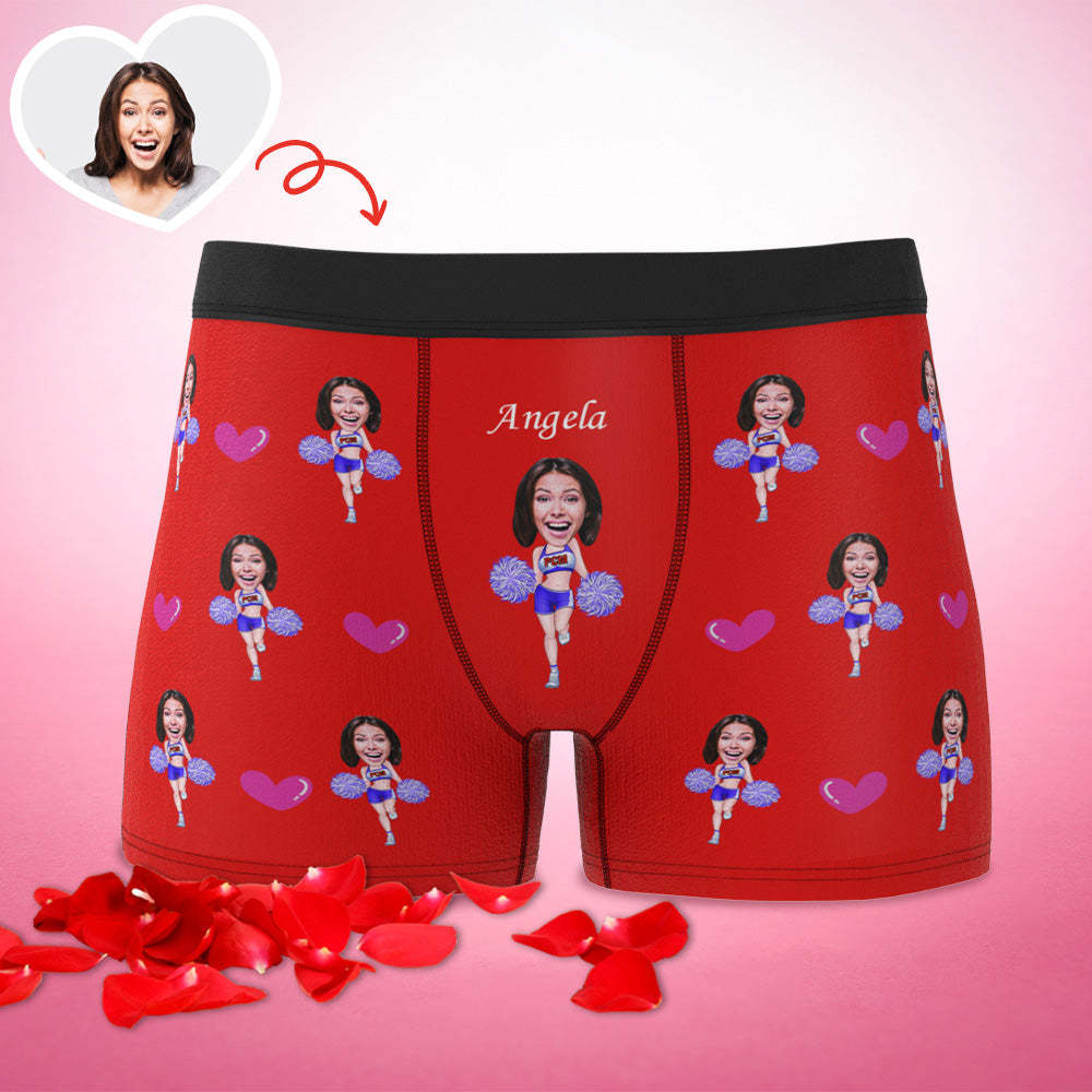 Custom Boxer Briefs Custom Boxer Customized Cheerleading Boxer Custom Face Boxer Personalized MiniMe Boxer - MadeMineAU