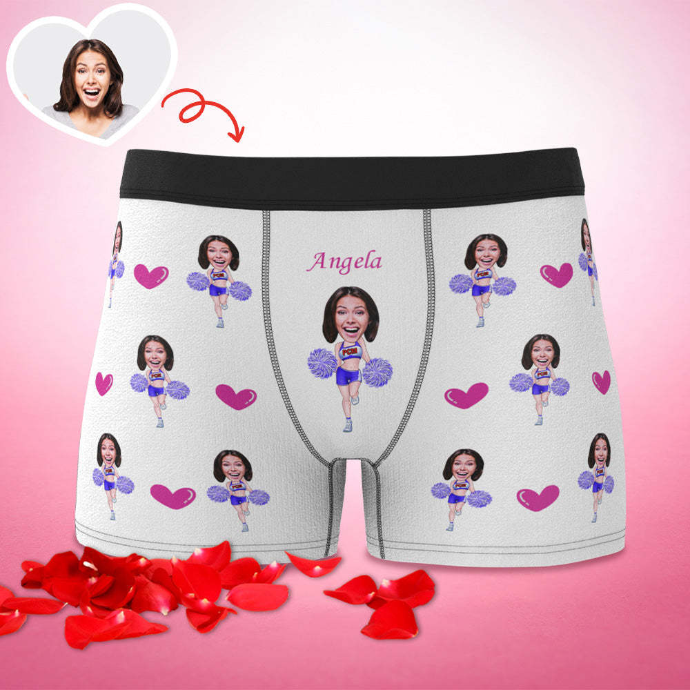 Custom Boxer Briefs Custom Boxer Customized Cheerleading Boxer Custom Face Boxer Personalized MiniMe Boxer - MadeMineAU