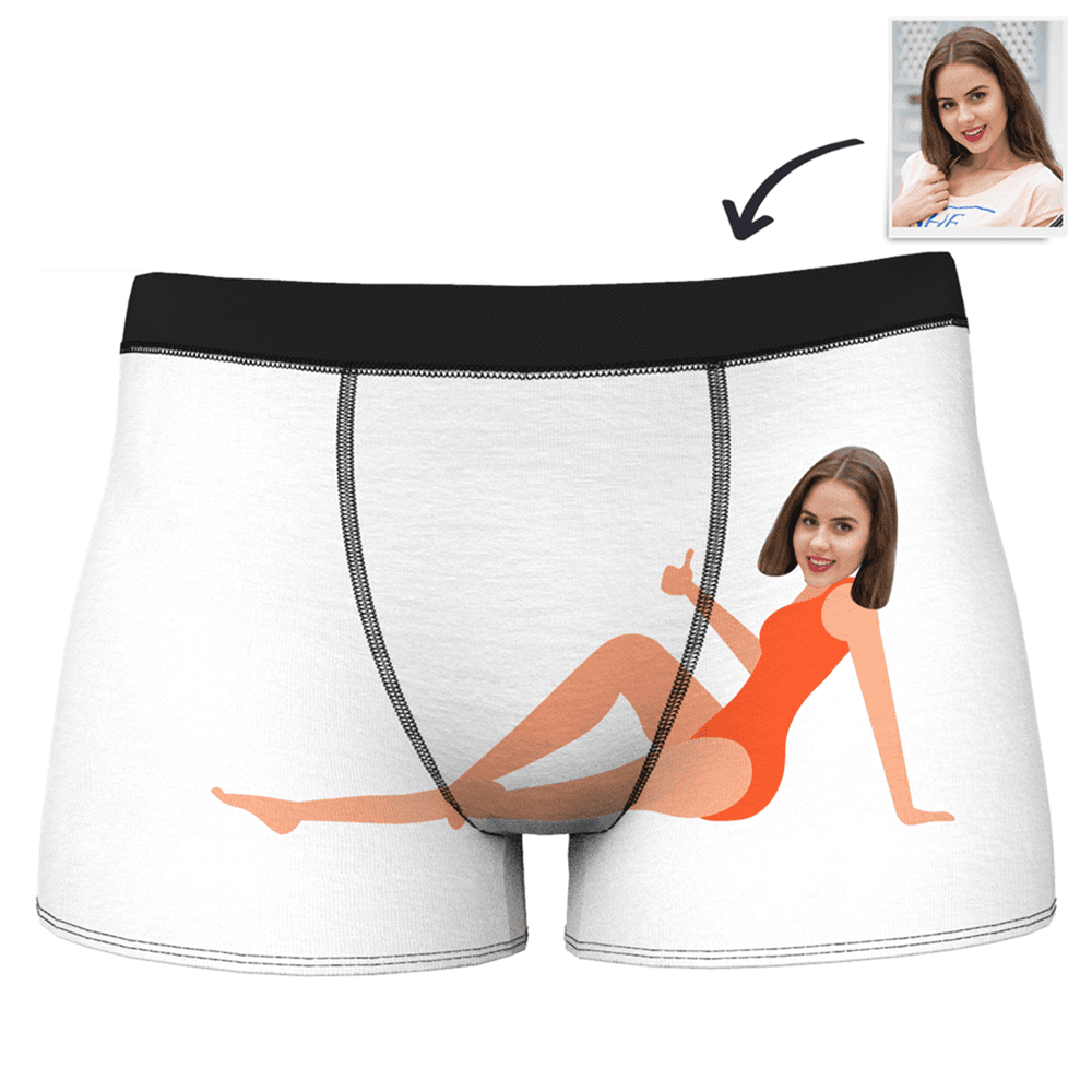 Custom Girlfriends Sexy Swimsuit Boxer Shorts - MadeMineAU