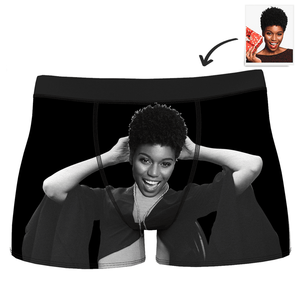 Custom Muscle Girlfriend Face Boxer Briefs - MadeMineAU