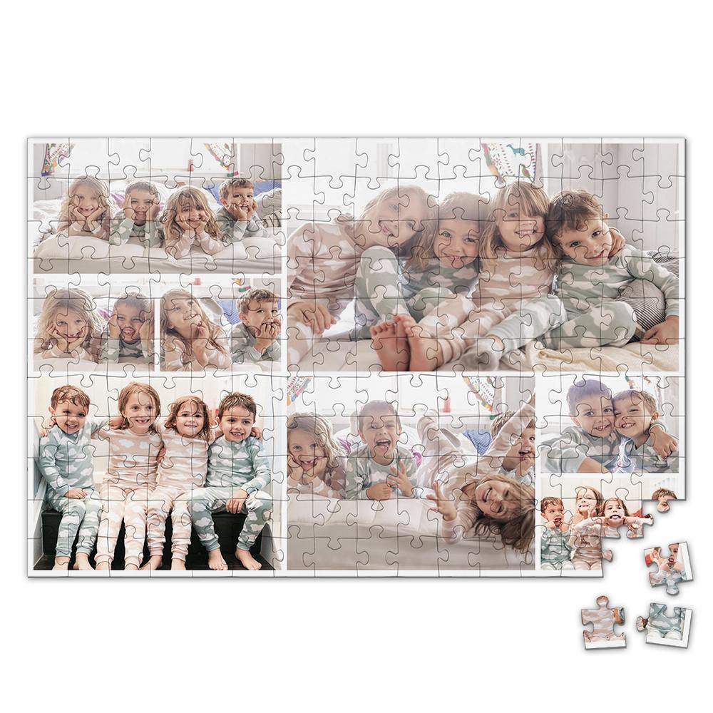 Personalized Photo Jigsaw Puzzle Cute Kids - 35-500 pieces - MadeMineAU