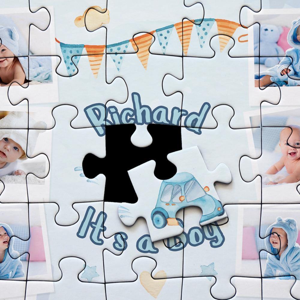Personalized Photo Jigsaw Puzzle Record Your Baby's Growth - 35-500 pieces - MadeMineAU