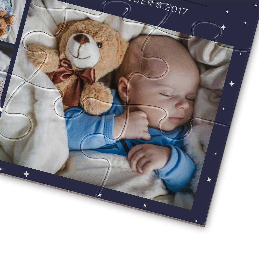 Personalized Photo Jigsaw Puzzle Gift for Newborn - 35-500 pieces - MadeMineAU