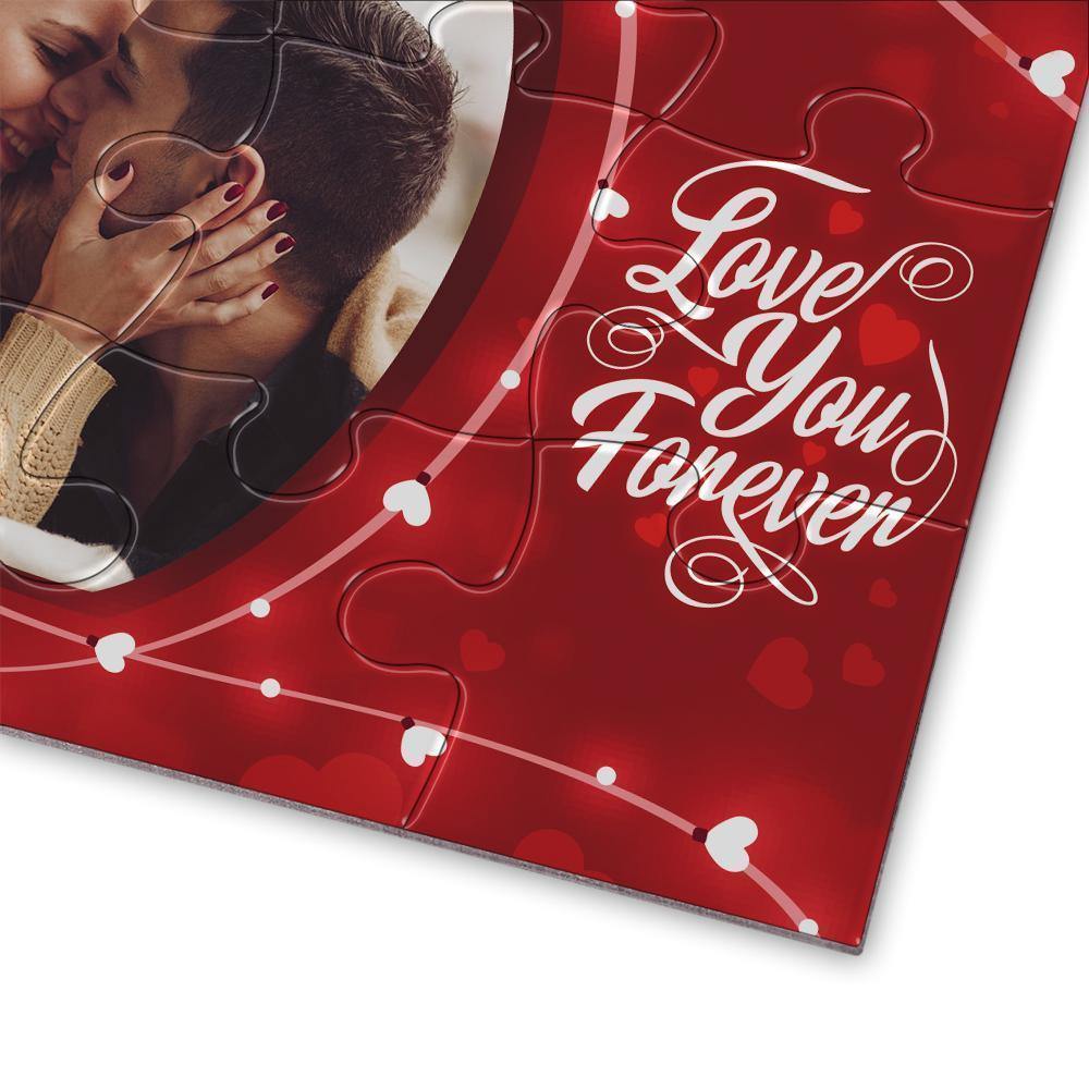 Personalized Photo Jigsaw Puzzle Love You Forever - 35-500 pieces - MadeMineAU