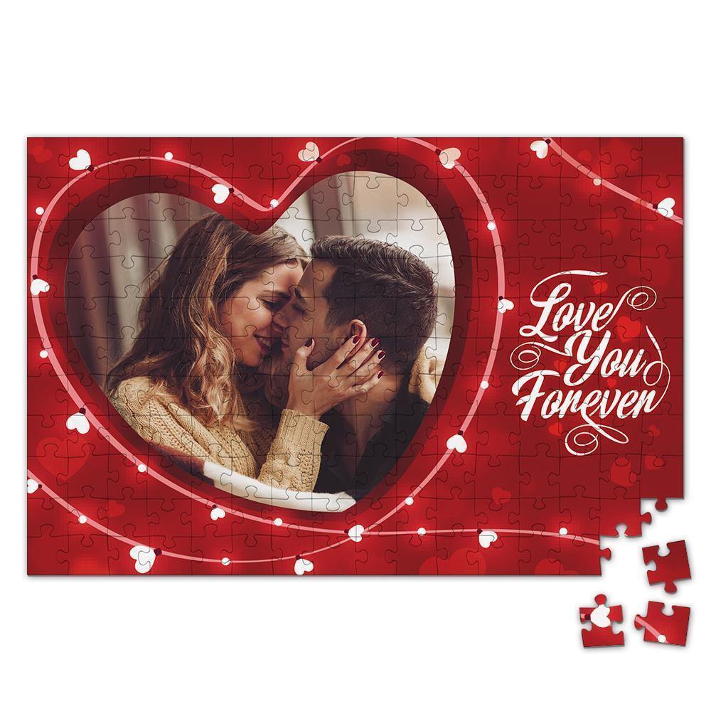 Personalized Photo Jigsaw Puzzle Love You Forever - 35-500 pieces - MadeMineAU