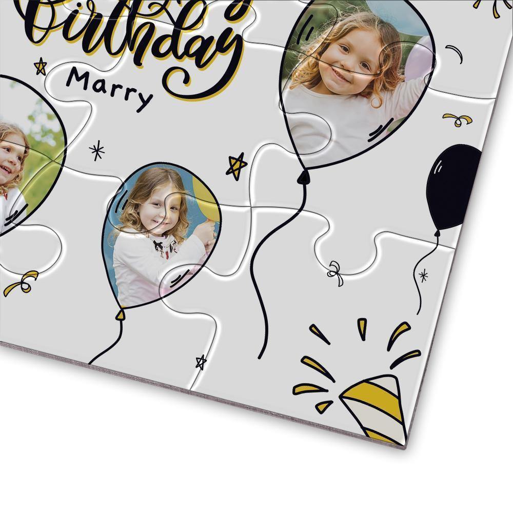 Personalized Photo Jigsaw Puzzle Happy Birthday - 35-500 pieces - MadeMineAU