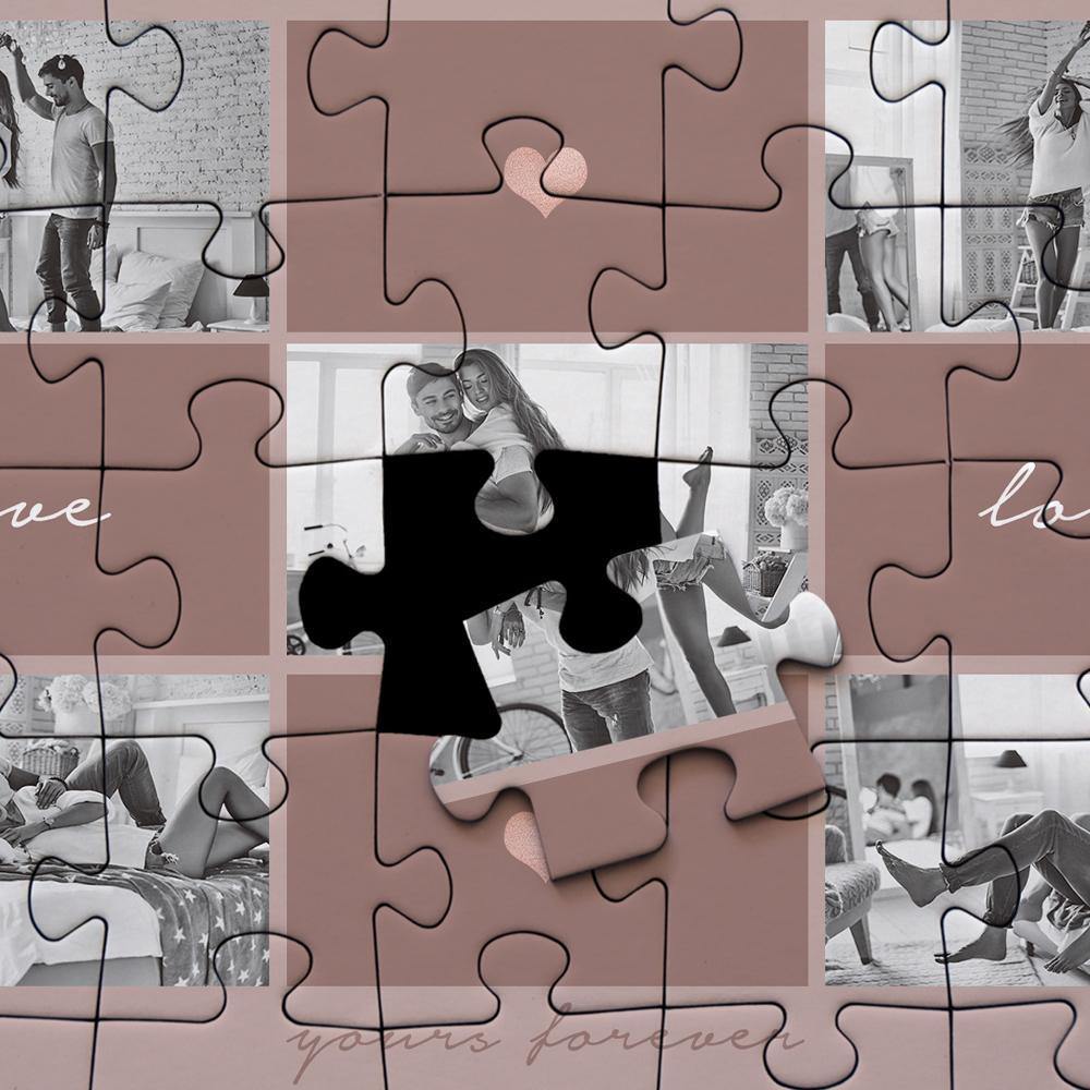Personalized Photo Jigsaw Puzzle You Are My Love Valentine's Day Gift - 35-500 pieces - MadeMineAU