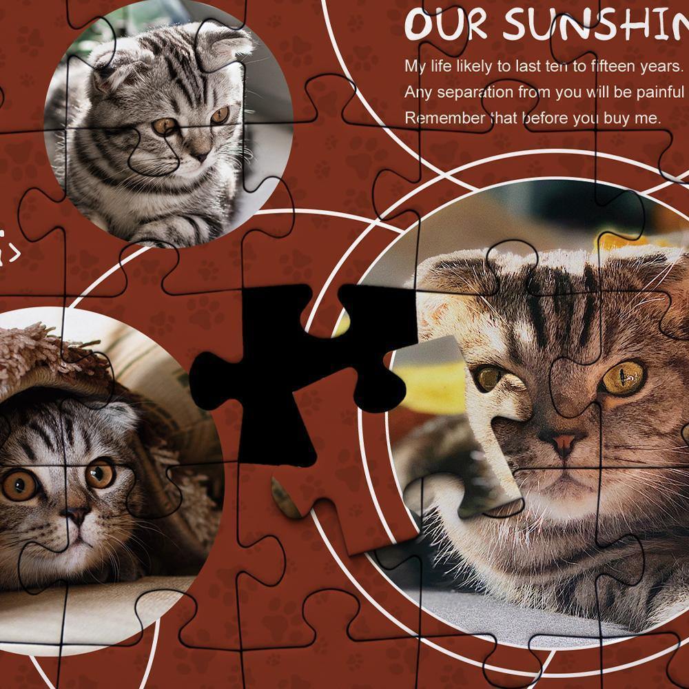 Personalized Photo Jigsaw Puzzle You Are Our Sunshine - 35-500 pieces - MadeMineAU