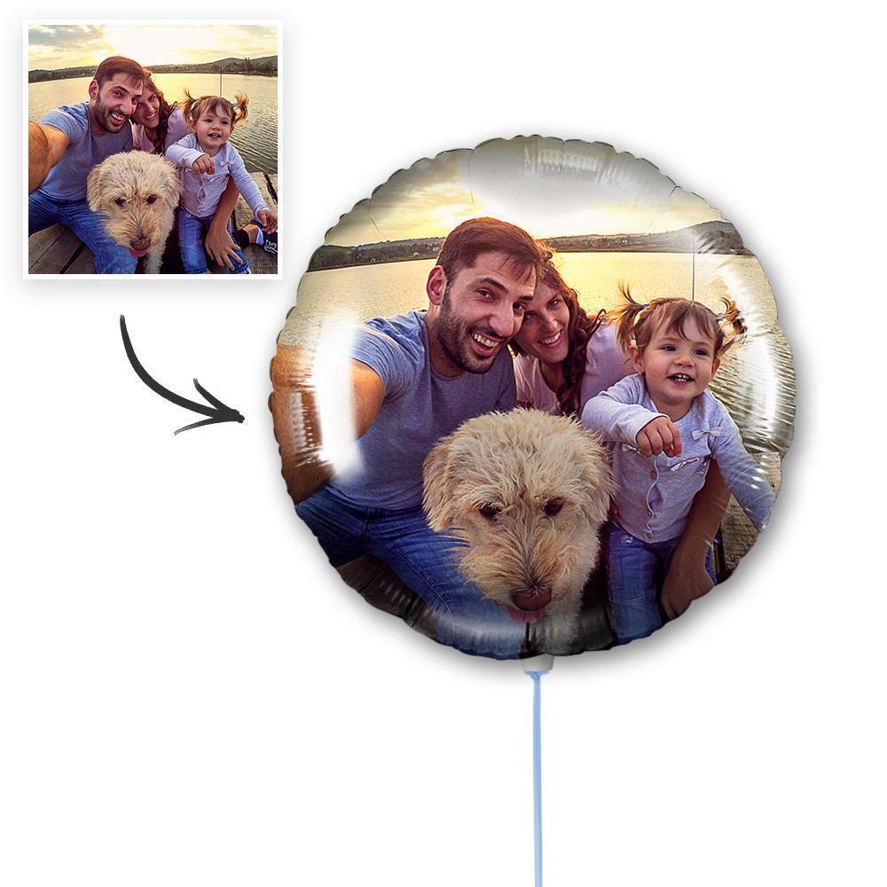 Photo Balloon Personalised Round Balloons Gifts for Family - soufeelus