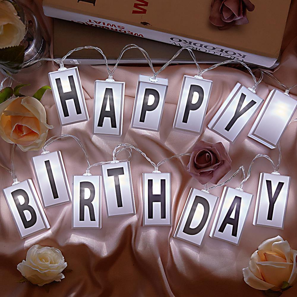 20 Lamps AA Battery Powered  LED Alphabet String Lights Decoration-I Love You - MadeMineAU