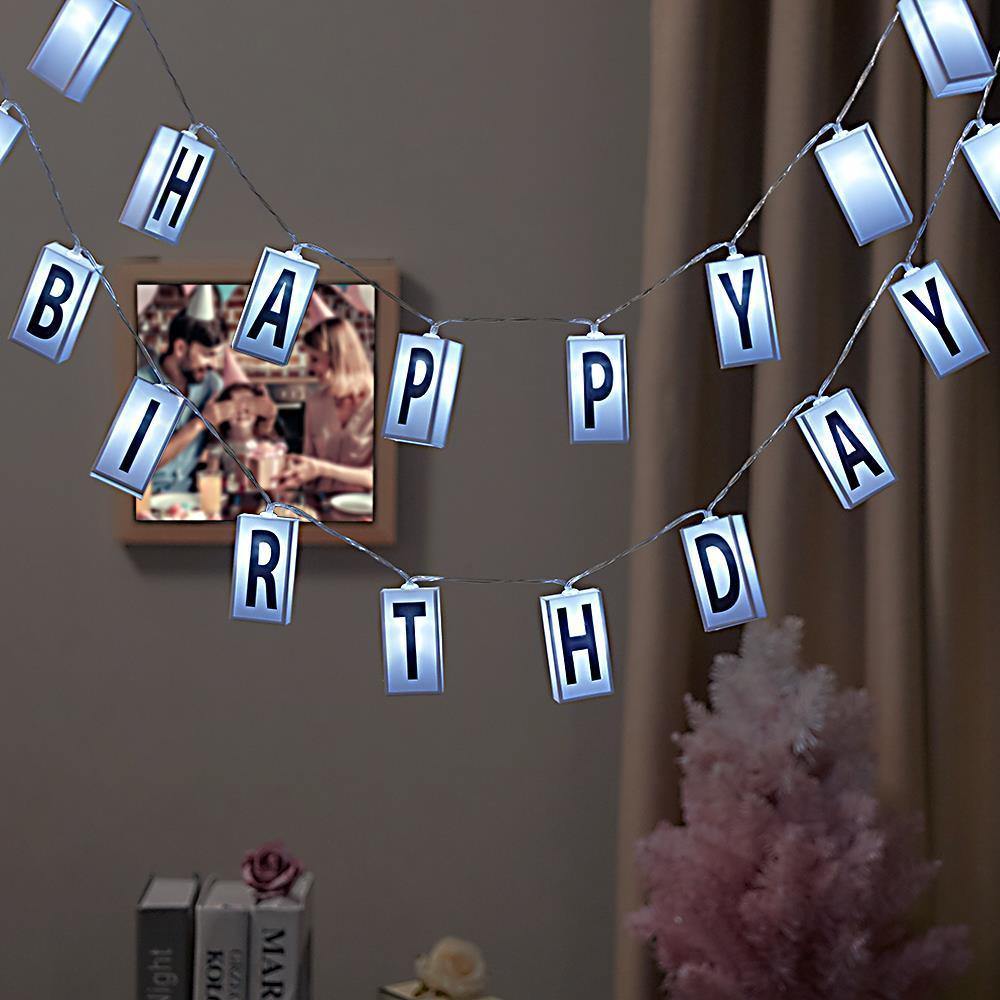 20 Lamps AA Battery Powered  LED Alphabet String Lights Decoration-I Love You - MadeMineAU