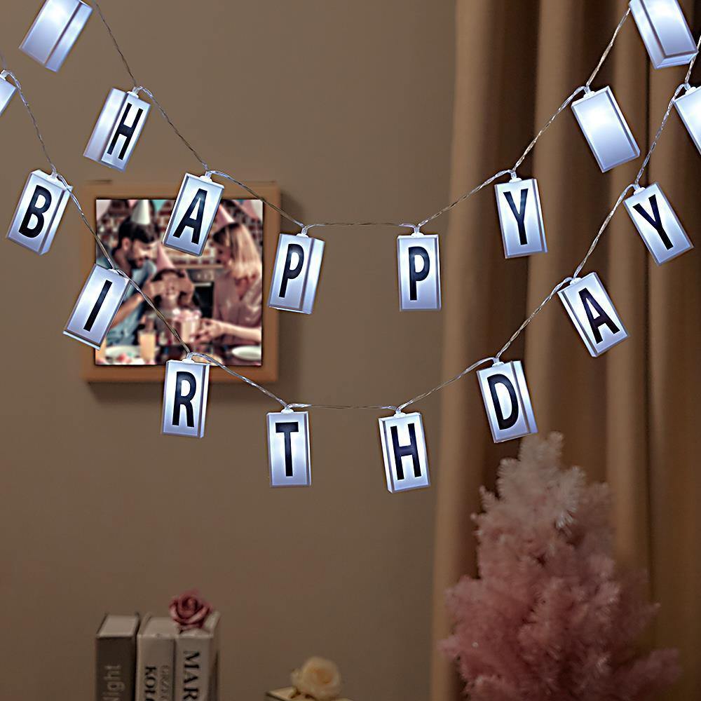20 Lamps AA Battery Powered  LED Alphabet String Lights Decoration-I Love You - MadeMineAU