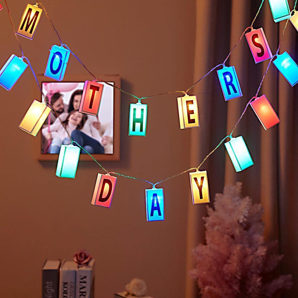 20 Lamps AA Battery Powered  LED Alphabet String Lights Decoration-I Love You - MadeMineAU