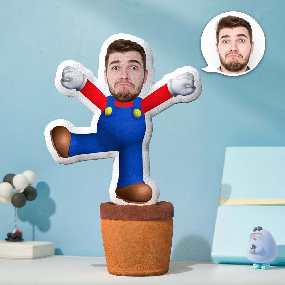 Custom Photo Face Doll Creative Funny Twisting Super Mary Dancing Toys - MadeMineAU