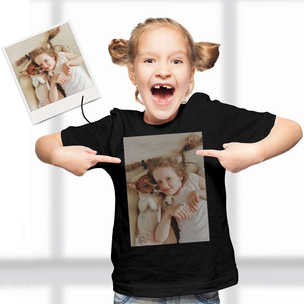 Custom Photo Kid T-Shirt,2-6 years old Cotton T-Shirt - MadeMineAU