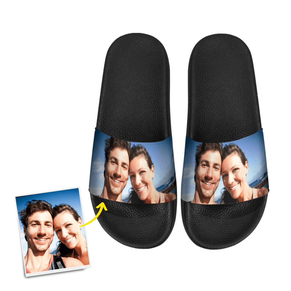 Custom Family Photo Women's Slide Sandal - MadeMineAU