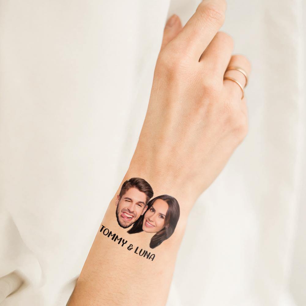 Custom Temporary Tattoos Wrist Stickers Fake Tattoos - MadeMineAU