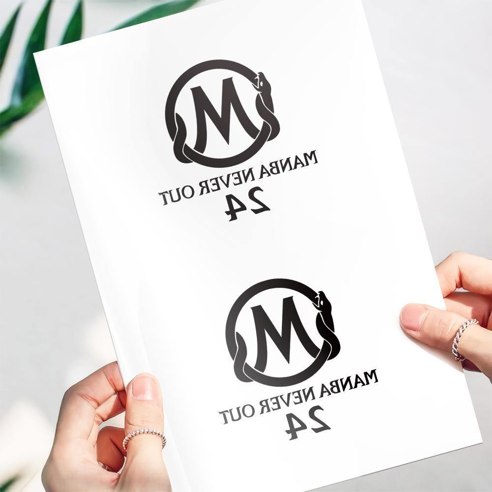 Temporary Tattoos Stickers Memorial Kobe Black Mamba Never Out - MadeMineAU