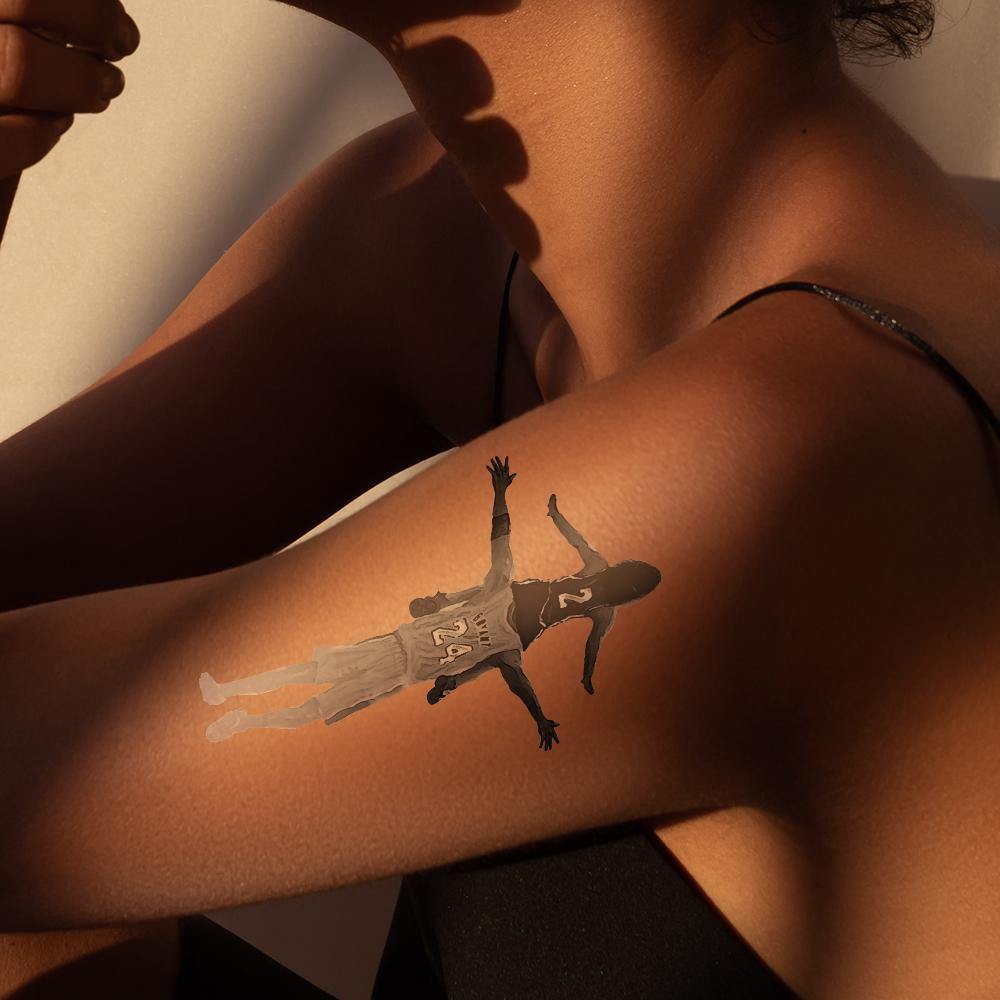Temporary Tattoos Stickers Memorial Tattoos Kobe 24 - MadeMineAU