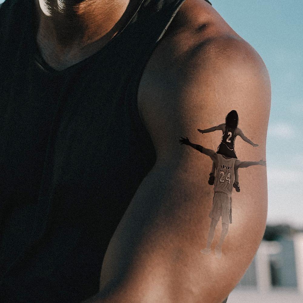 Temporary Tattoos Stickers Memorial Tattoos Kobe 24 - MadeMineAU