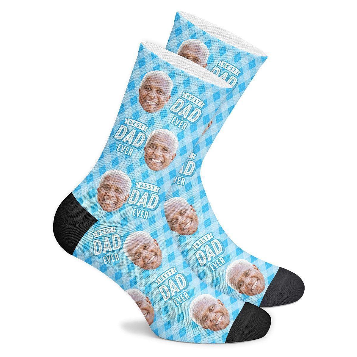 Custom Best Dad Ever Socks - MadeMineAU