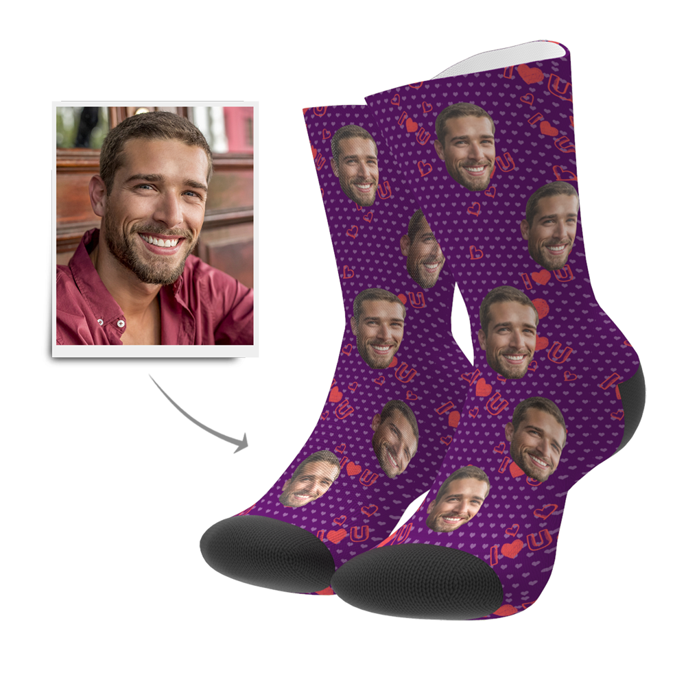 Custom Love Socks - MadeMineAU