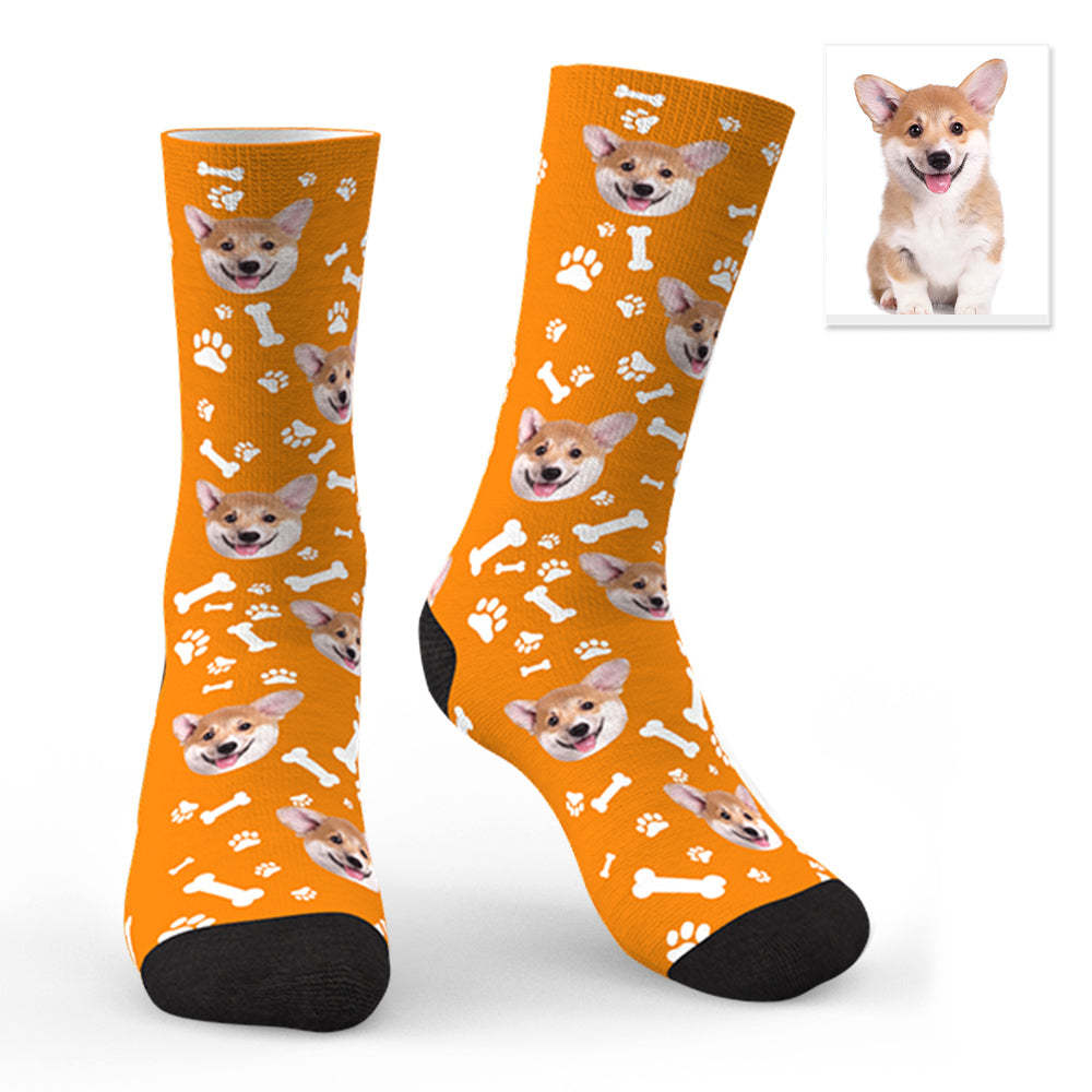 Custom Dog Socks CWZ049 - Blue - MadeMineAU
