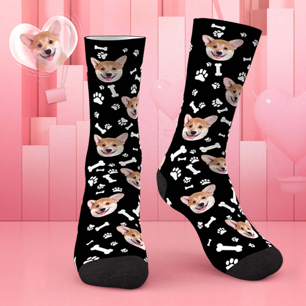 Custom Dog Socks CWZ049 - Blue - MadeMineAU