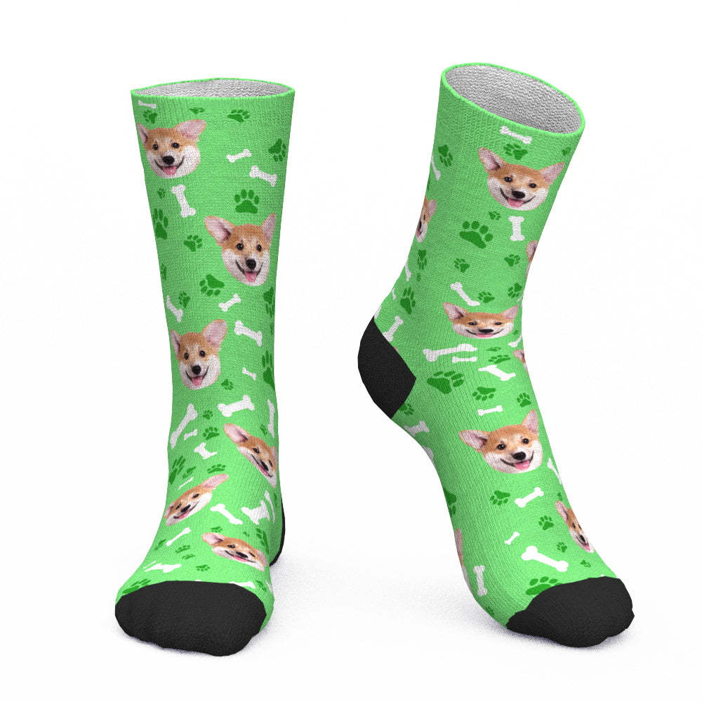 Custom Dog Socks CWZ049 - Blue - MadeMineAU