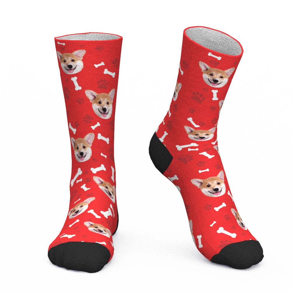 Custom Dog Socks CWZ049 - Blue - MadeMineAU