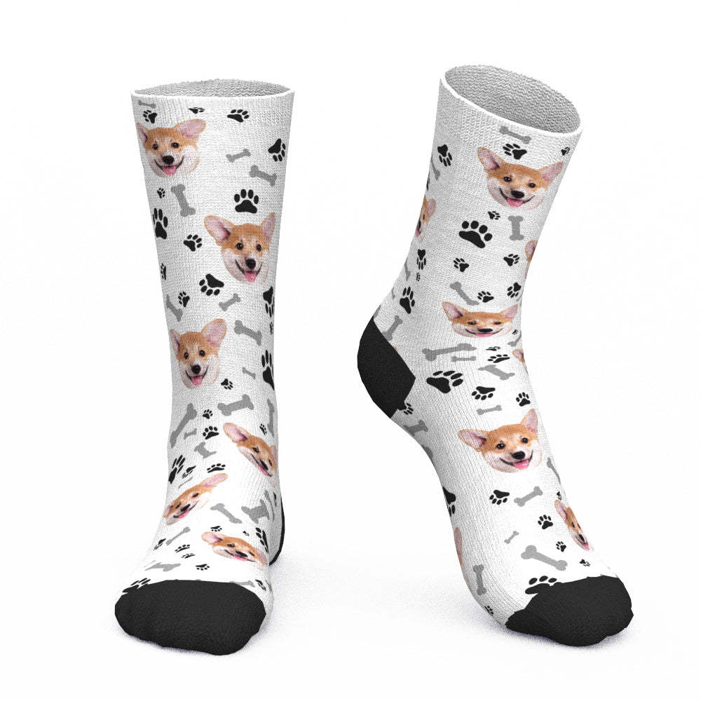 Custom Dog Socks CWZ049 - Blue - MadeMineAU