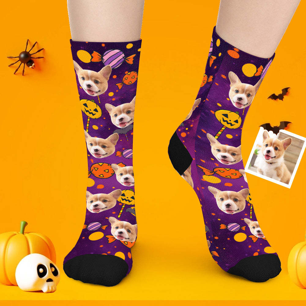 Halloween Custom Dog Socks - MadeMineAU