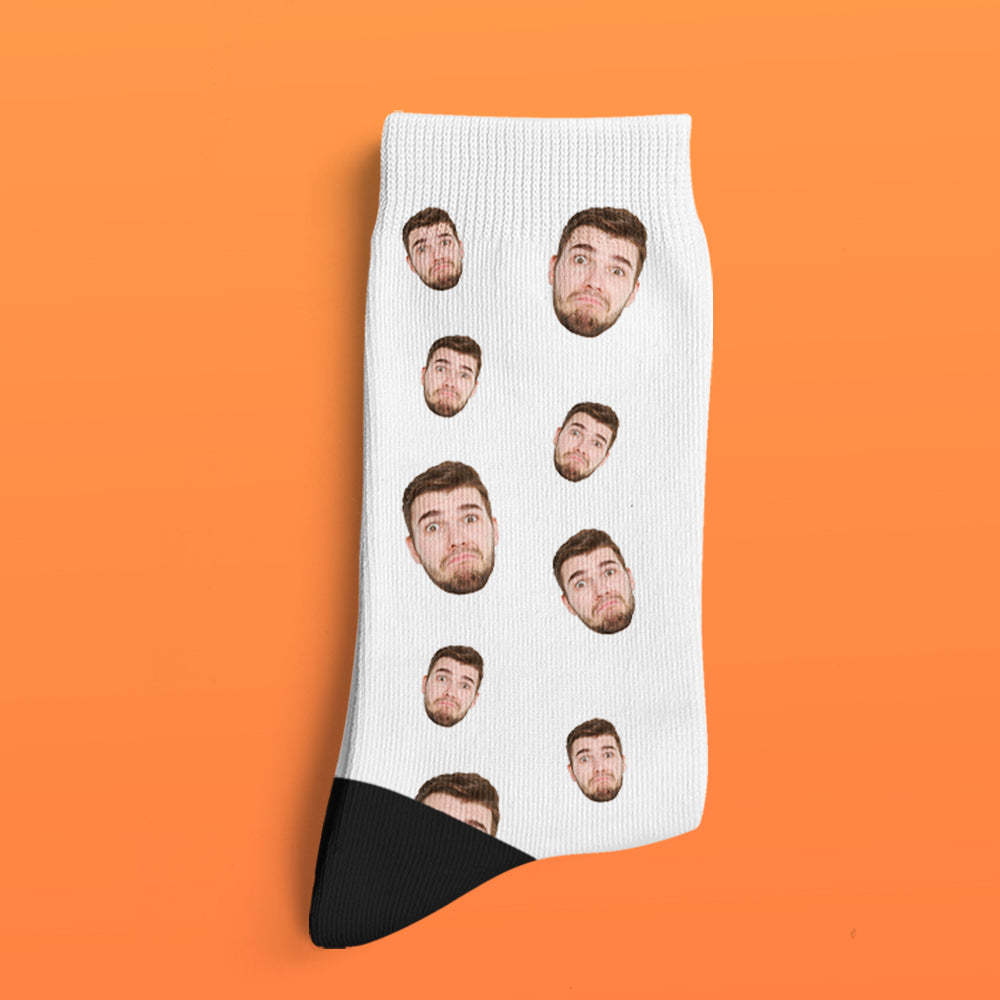 Custom Face Socks Multi -face Breathable Add Pictures Colorful Photo Socks Gifts - MadeMineAU