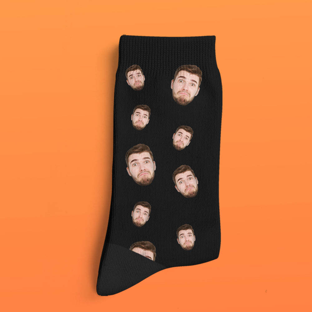 Custom Face Socks Multi -face Breathable Add Pictures Colorful Photo Socks Gifts - MadeMineAU