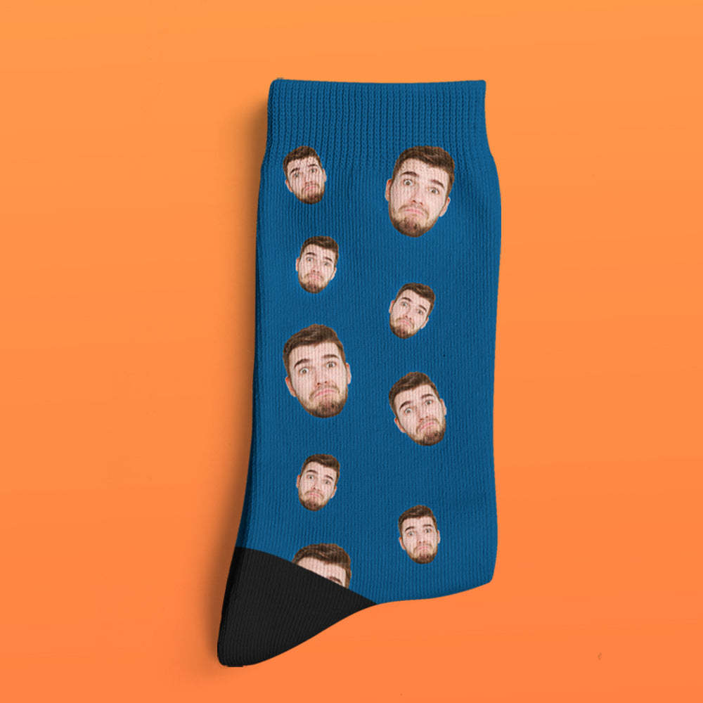 Custom Face Socks Multi -face Breathable Add Pictures Colorful Photo Socks Gifts - MadeMineAU