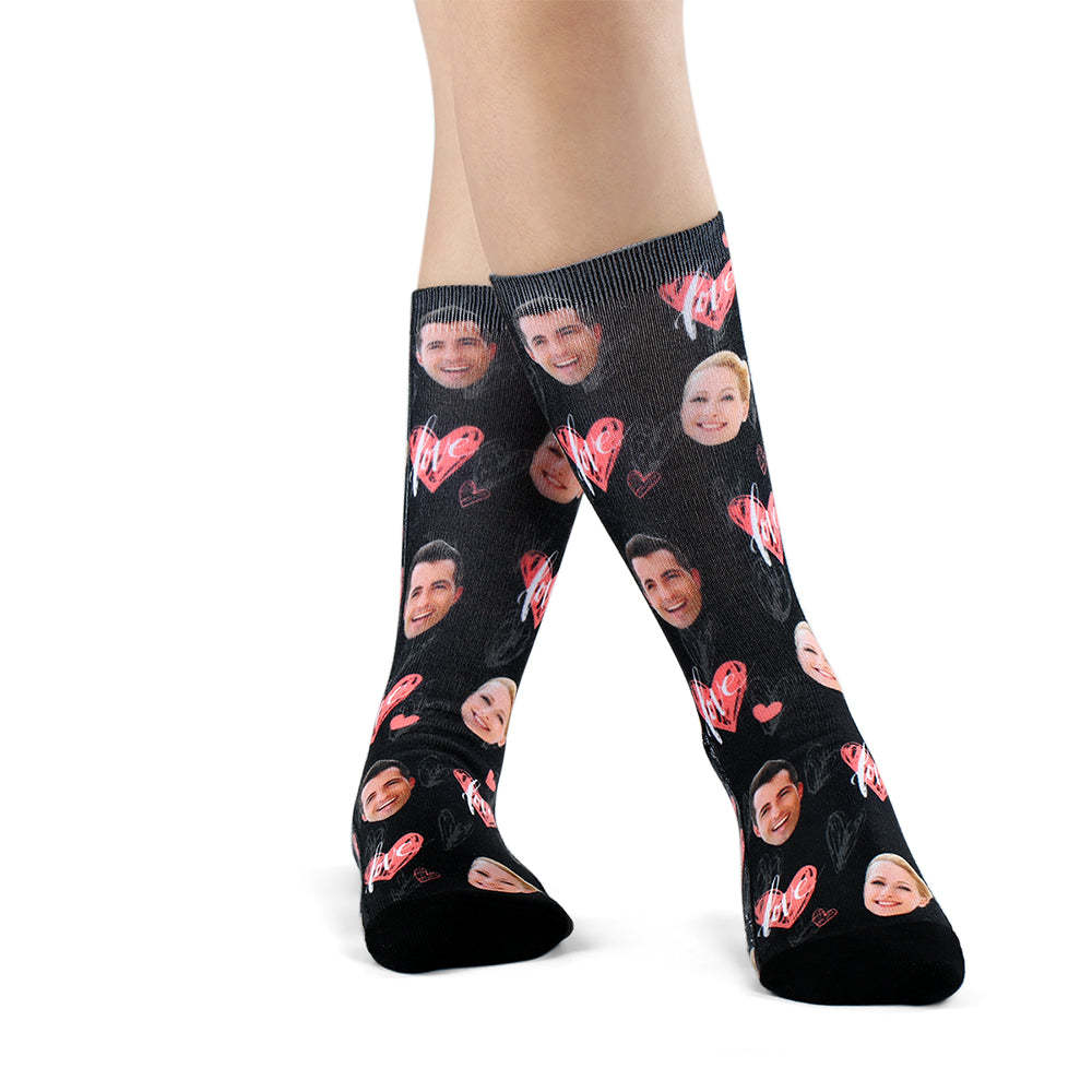 Custom Heartbeat Socks - MadeMineAU