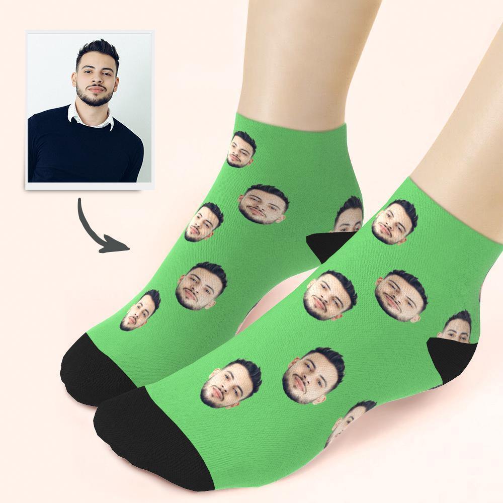 Custom Quarter Face Socks - MyPhotoSocks