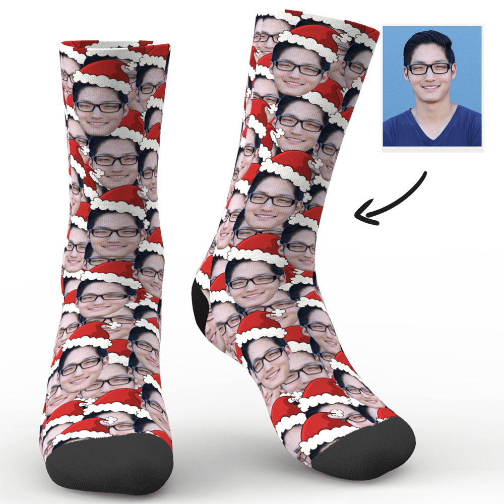 Christmas Mash Face Socks - MadeMineAU