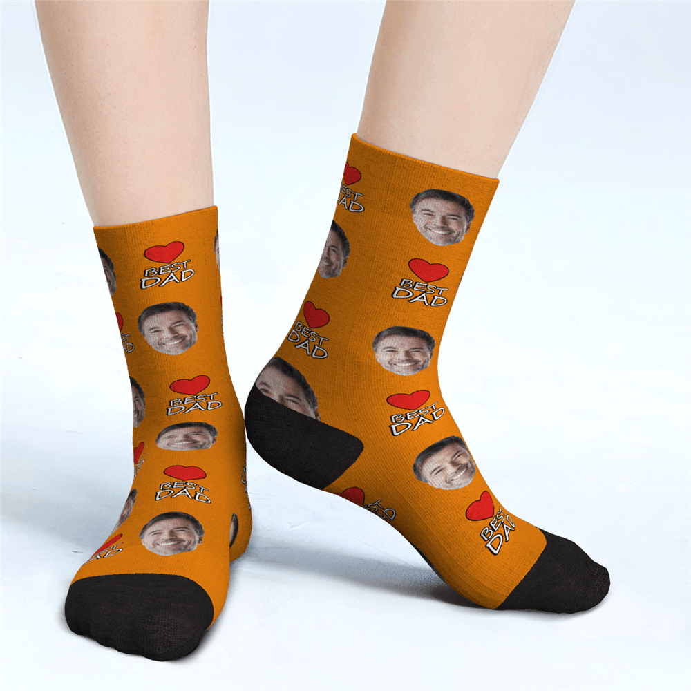 Father's Day Gifts Custom Face Socks Best Dad Gifts For Dad - MadeMineAU