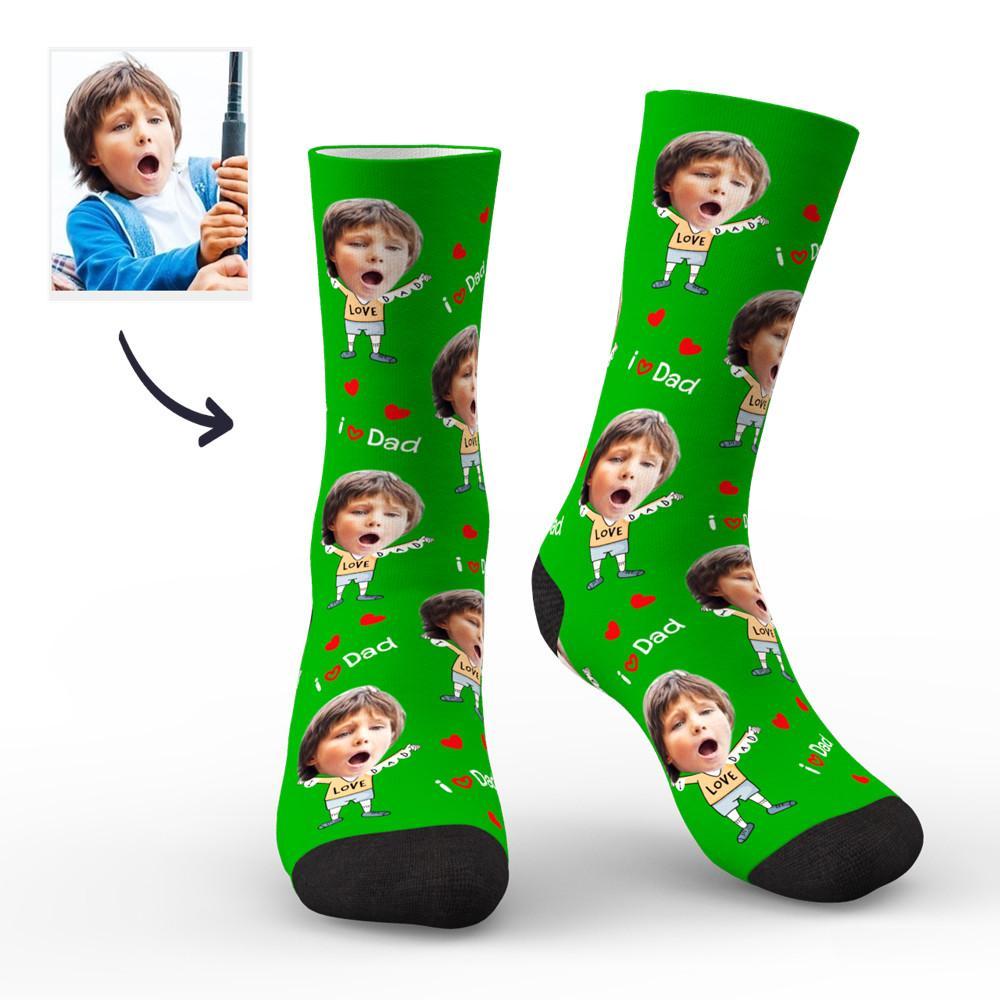 Custom Face Socks to The Dearest Dad Best Gifts - MadeMineAU