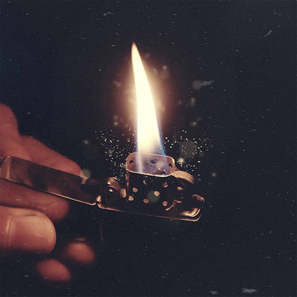 Photo Engraved Lighter Lovely Babies - Silver (No Kerosene Included) - MadeMineAU