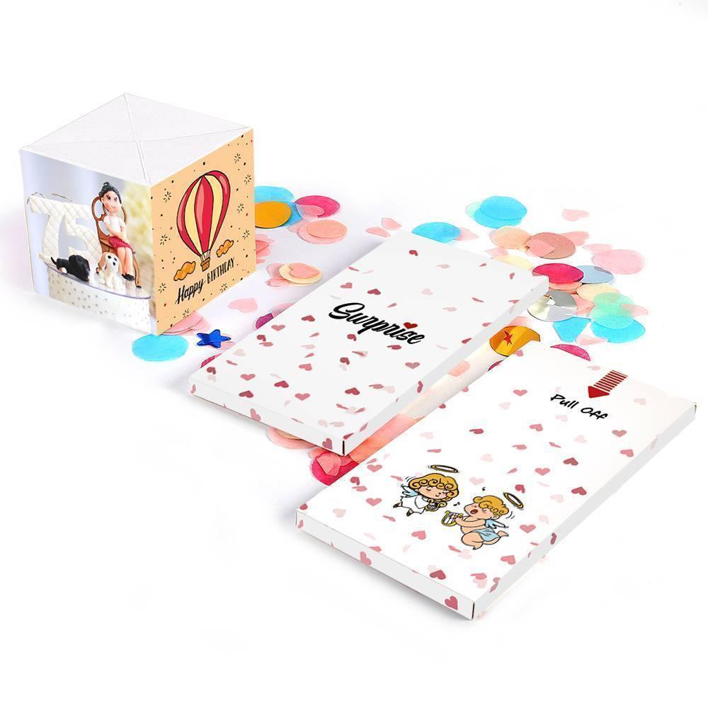 Surprise Box Photo Surprise Explosion Bounce Box DIY Birthday Surprise - soufeelus
